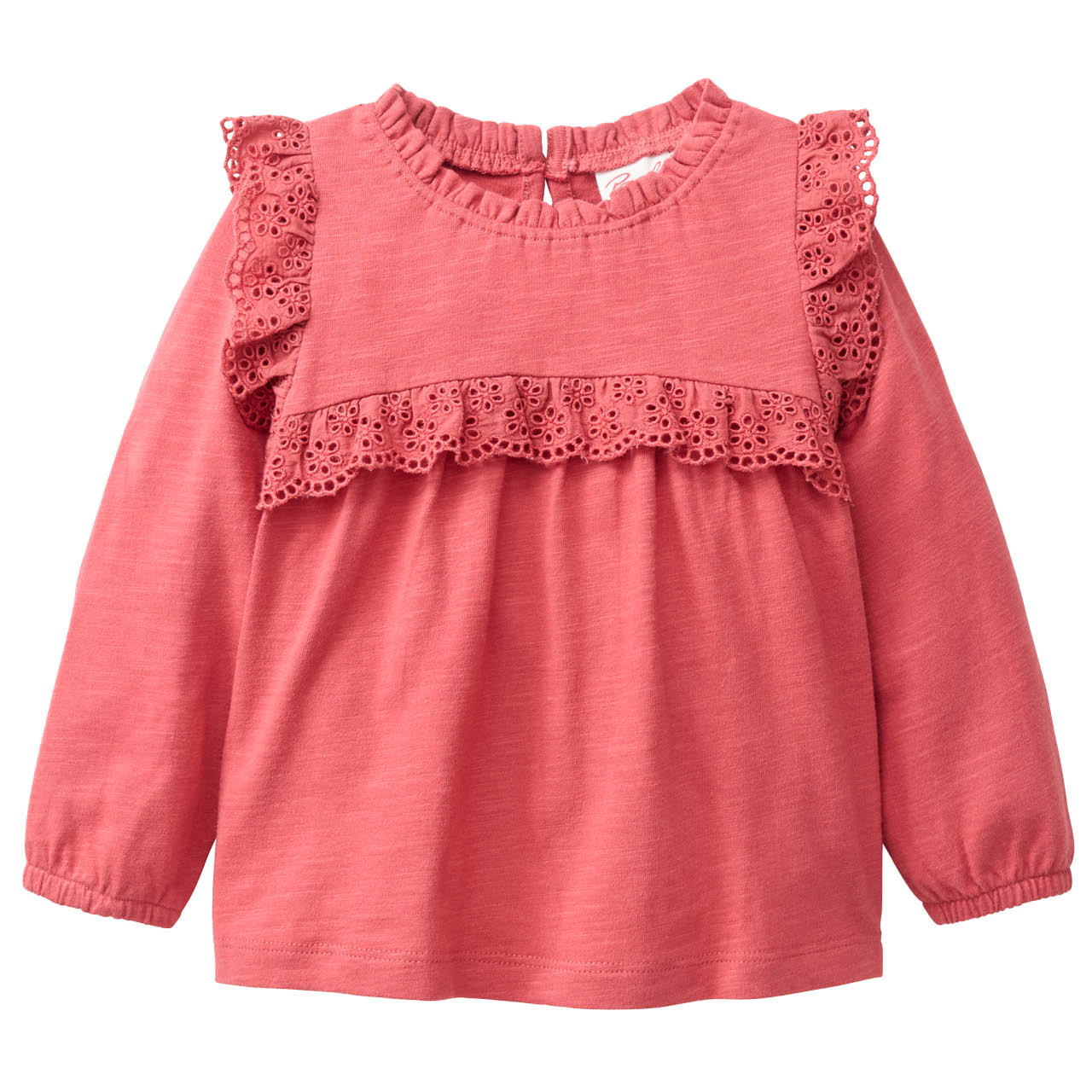 Festliches Langarmshirt Rüschen