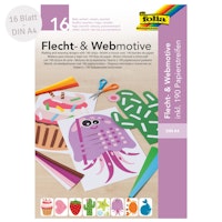 Bastelset "Flecht- und Webmotive" DIN A4 - 16 Blatt