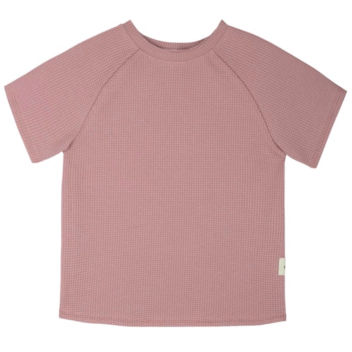 Shirt Waffelstruktur kurzarm