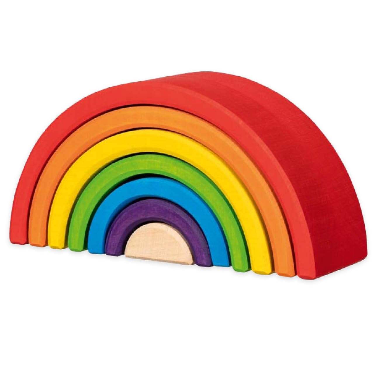 Kleiner Regenbogen Bausteine 7 teilig 19 cm