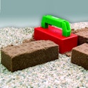 Vorschaubild Backsteinform Sandspielzeug grüner Griff