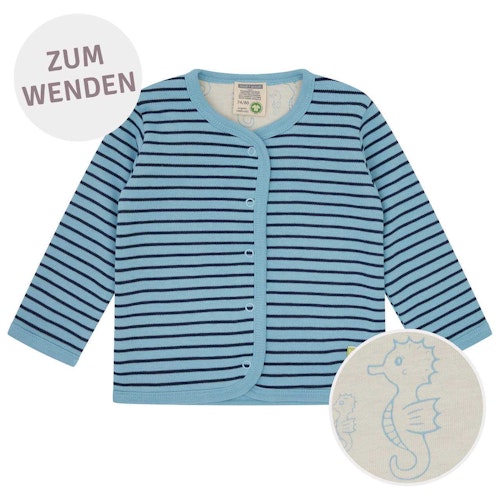 Gestreifte Wendejacke