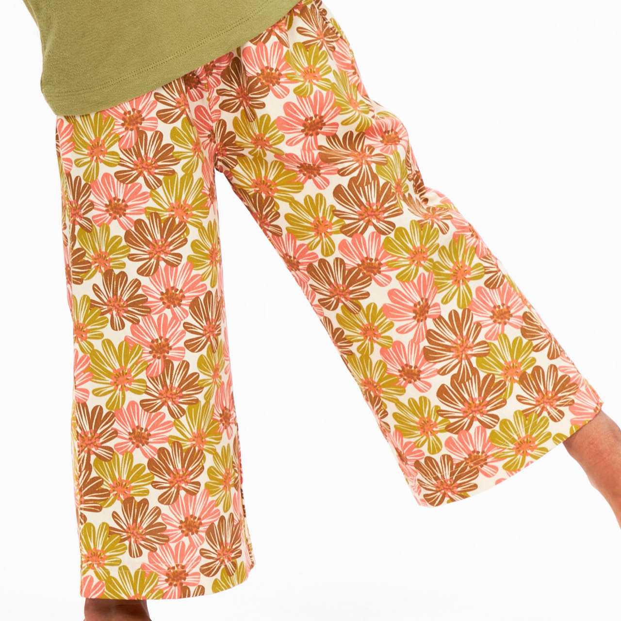 Weite knöchellange Hose