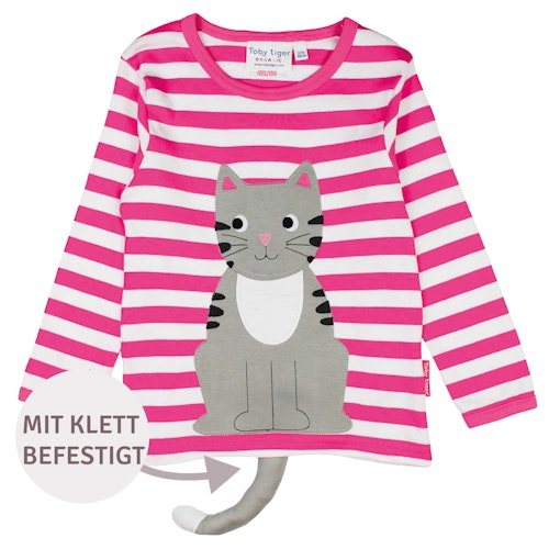 Langarmshirt Toby Tiger Bio-Baumwolle Motiv