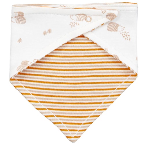 Wendedreiecktuch Igel sand-beige