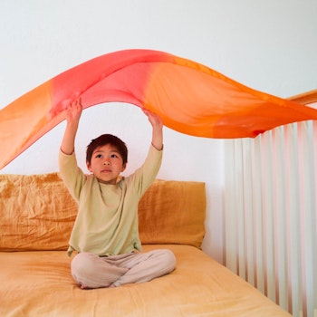 Großes Spieltuch Seide Wüste 178 x 89 cm