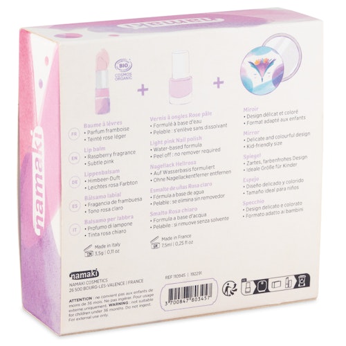 Kinderkosmetik 3er-Set Nachtigall rosa