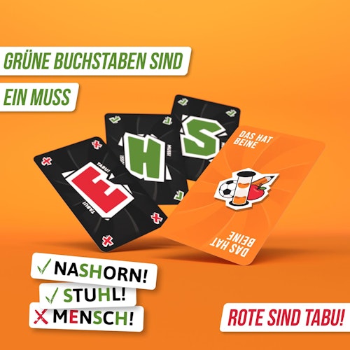 Stadt Land Vollpfosten® Classic - Das extreme Denkspiel ab 12 Jahren