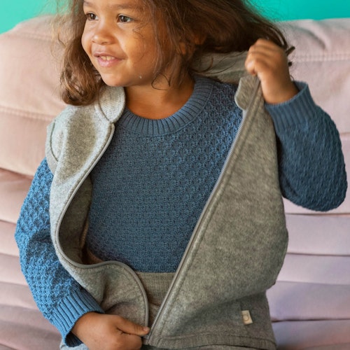 Pullover Zick-Zack Strickmuster