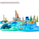 Vorschaubild 4 kleine Strandsegler, 8-tlg.