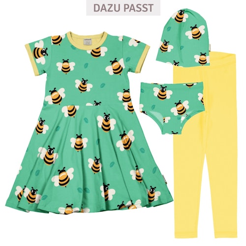 Flatterkleid kurzarm mit Alloverprint 