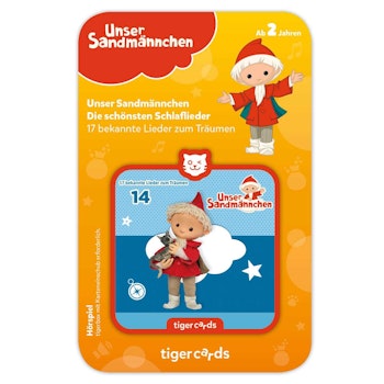 Unser Sandmännchen Die schönsten Schlaflieder als Tigercard