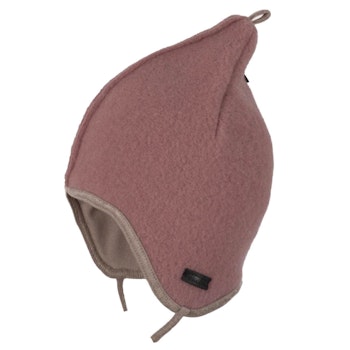 Fleece Mütze doppellagig altrosa