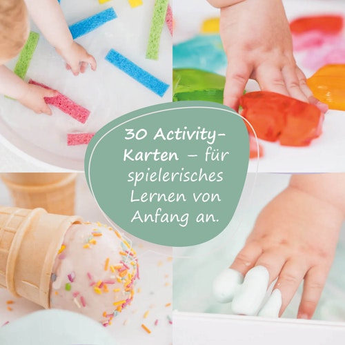 Sinnesaktivitätskarten für Babys und Kleinkinder ab 6 Monaten