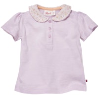 Leichtes T-Shirt Margeriten Kragen