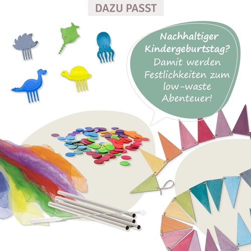 Funky Friends 5er Set Piekser für Snacks