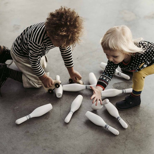 Bowling Set für Kinder weiß