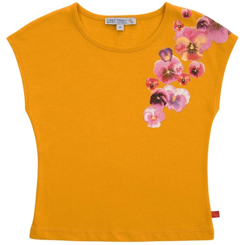 Sommer Shirt Blumen-Druck