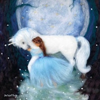 Silhouette Het Wol Feetje – Magisches Einhorn