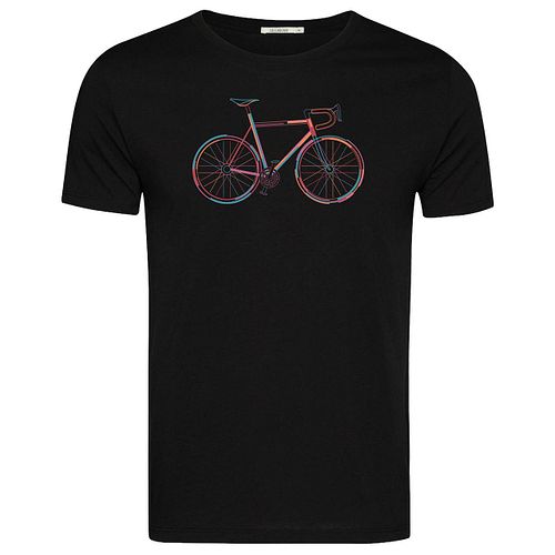 Herren - T-Shirt - Bio-Baumwolle - Fahrrad-Motiv