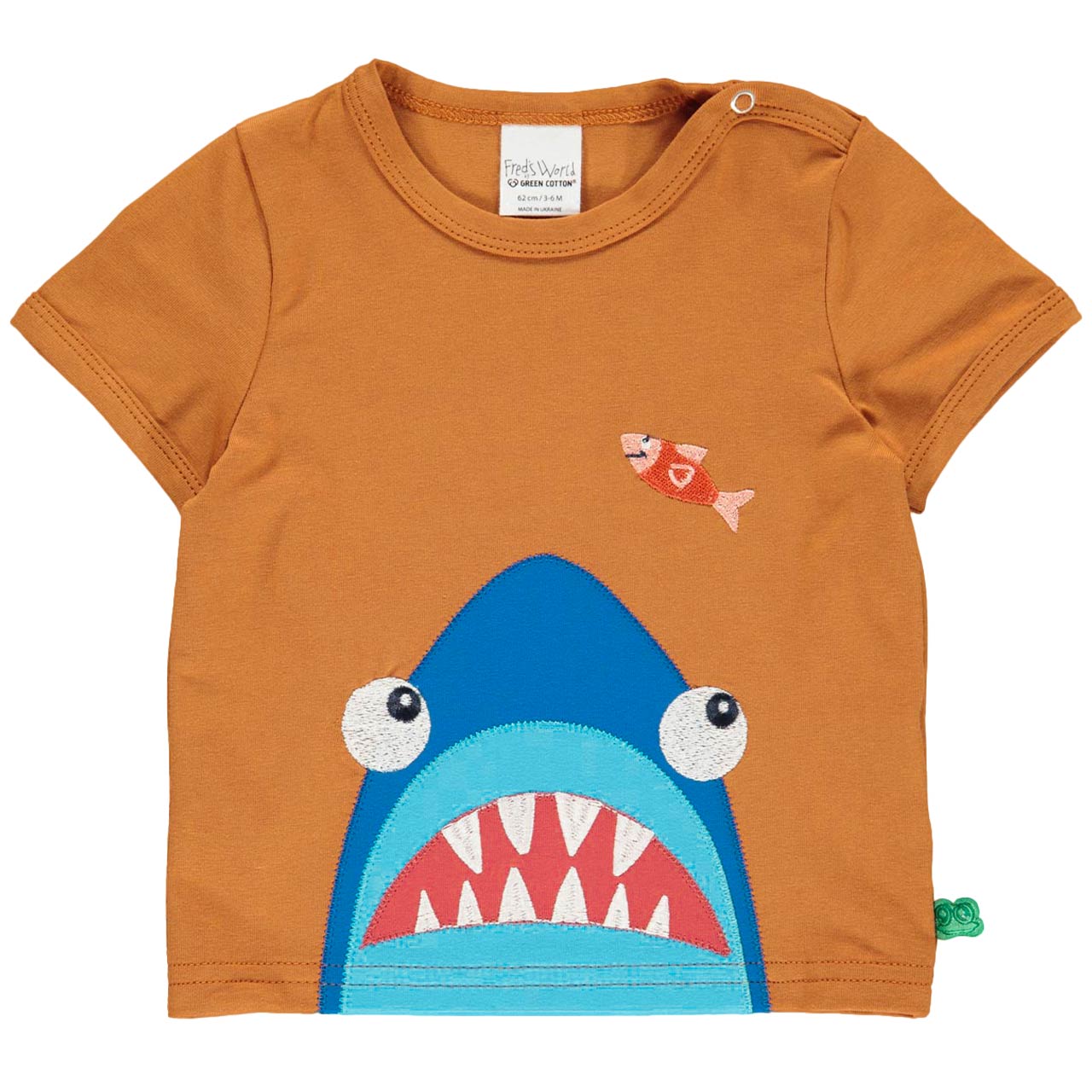 Kurzarm T-Shirt Tiergesicht