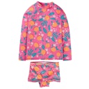 Vorschaubild Langarmshirt mit Shorts Orangen-Motive