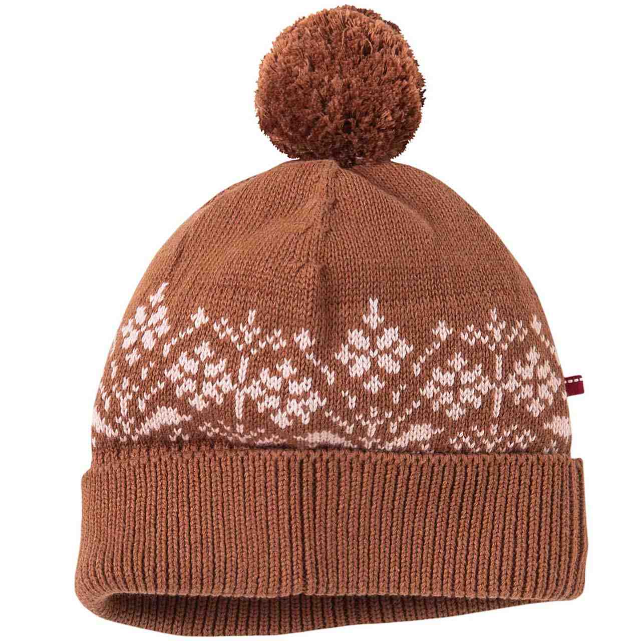 Warme Strick Mütze gemustert