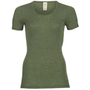 Vorschaubild Damen Wolle Seide kurzarm Shirt