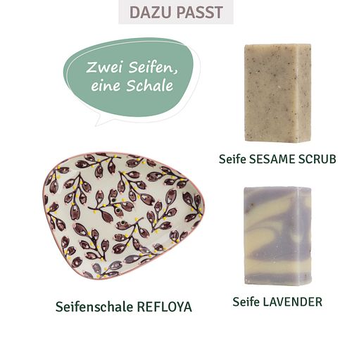 Peelingseife mit Sesam und frischem Minzduft 100 g