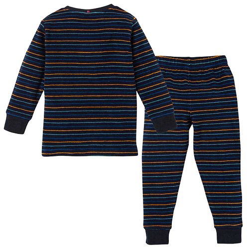 Schlafanzug People Wear Organic Frottee langarm Motiv