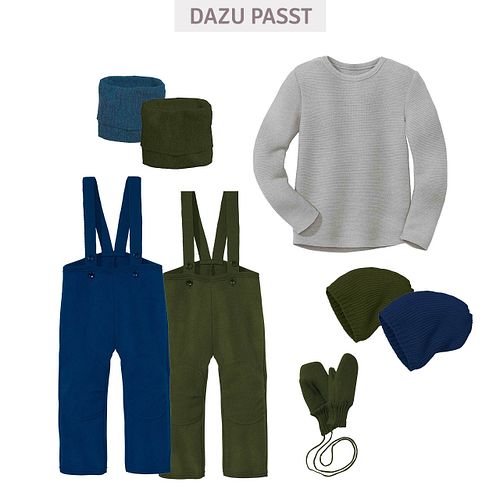 Pullover Disana Strick langarm Schurwolle Uni