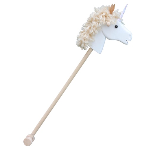 Steckenpferd Holz Einhorn