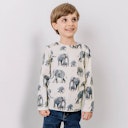 Vorschaubild Langarmshirt Elefanten-Alloverdruck