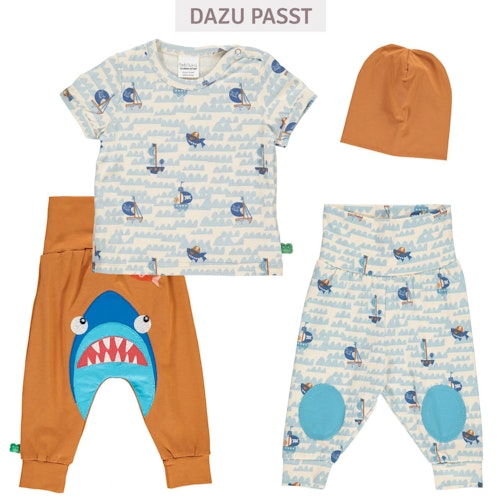 Kurzarm T-Shirt Tiergesicht