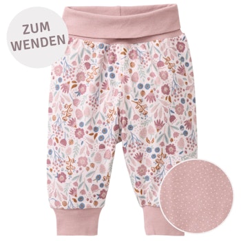 Weiche Wendehose Herbstblüten rosa