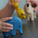 Vorschaubild Wildtier Set Safari Tiere 4 Tierfiguren Holz
