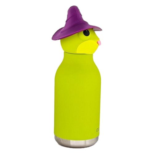 Spookies Edelstahltrinkflasche mit Trinkhalm Hexe 460 ml