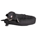 Vorschaubild Nestchen Dackel 195 cm - anthrazit