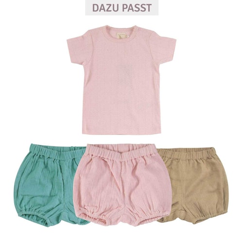 Luftige, lockere Musselin Shorts