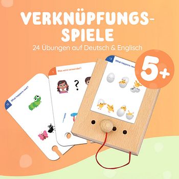 Kartensatz Verknüpfungsspiele ab 5 Jahren (ohne Lochkasten)