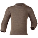 Vorschaubild Wolle Seide Langarmshirt mit Stehkragen