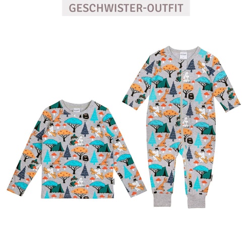 Langarmshirt Mumin-Motive