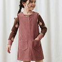Vorschaubild Trägerkleid Cord rosa