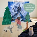 Vorschaubild Spieltuch Bio-Baumwolle Halloween gruselig 100 x 100 cm