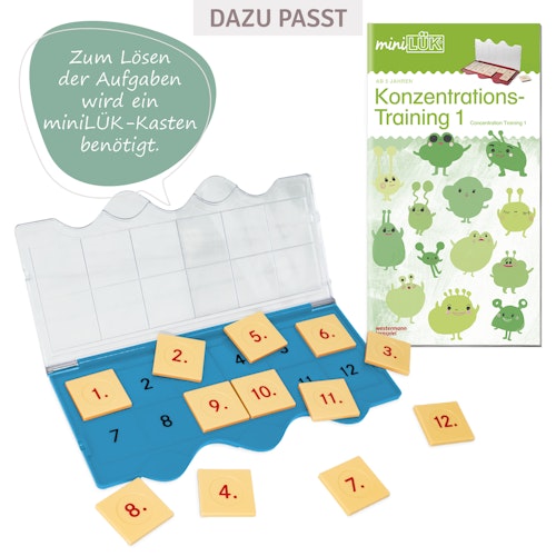miniLÜK Übungsheft - Konzentrationstraining 1, ab 5 J.