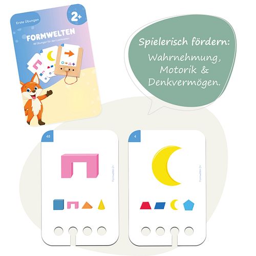 Erste Übungen - Formenwelten 2 J. Kartensatz (ohne Lochkasten)