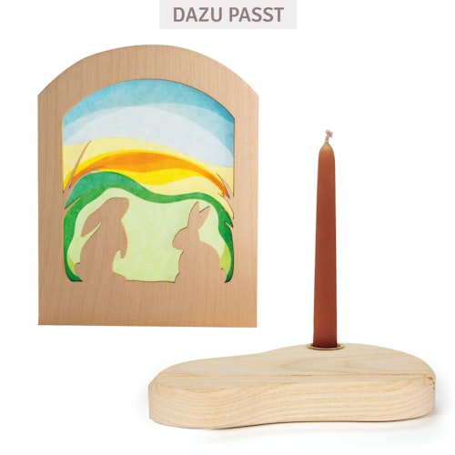 Transparent Hasen Osterdeko