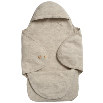 Decke für die Babyschale und Kinderwagen, Wollwalk natur