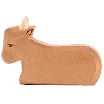 Ochse Krippenfigur Holz Holzfigur 7 cm hoch