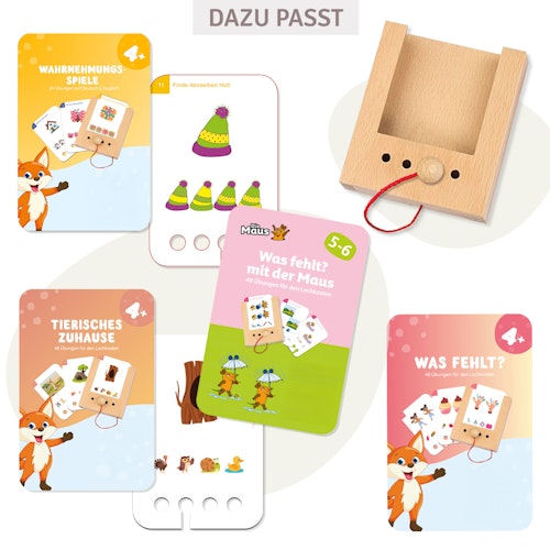 Was fehlt? Kartensatz ab 4 Jahren (ohne Lochkasten)